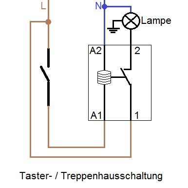 Tasterschaltung - Simple DIY Strom verlege Anleitungen